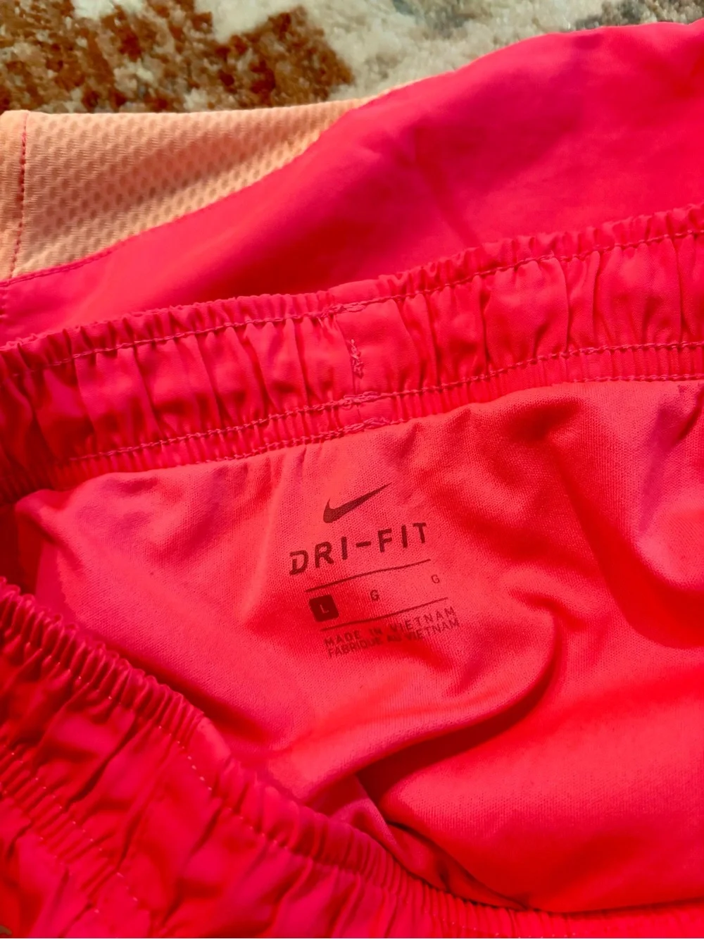 Nike Women's Bright Pink Running Shorts
